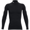 UNDER ARMOUR ColdGear Mock Kompressionsshirt Herren 001 - black/white XS