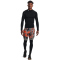 UNDER ARMOUR ColdGear Mock Kompressionsshirt Herren 001 - black/white XS