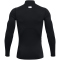 UNDER ARMOUR ColdGear Mock Kompressionsshirt Herren 001 - black/white XS