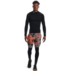 UNDER ARMOUR ColdGear Mock Kompressionsshirt Herren 001 - black/white S