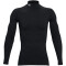 UNDER ARMOUR ColdGear Mock Kompressionsshirt Herren 001 - black/white S