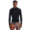 UNDER ARMOUR ColdGear Mock Kompressionsshirt Herren 001 - black/white S