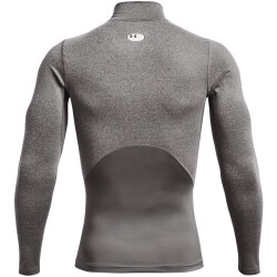 UNDER ARMOUR ColdGear Mock Kompressionsshirt Herren 020 - charcoal light heather/black L