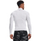 UNDER ARMOUR ColdGear Mock Kompressionsshirt Herren 100 - white/black S