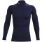 UNDER ARMOUR ColdGear Mock Kompressionsshirt Herren 410 - midnight navy/white XS