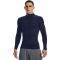 UNDER ARMOUR ColdGear Mock Kompressionsshirt Herren 410 - midnight navy/white XS