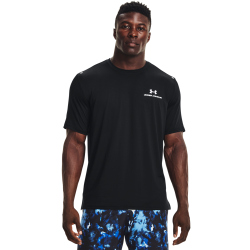 UNDER ARMOUR Rush Energy kurzarm Trainingsshirt Herren 001 - black/white S