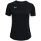 UNDER ARMOUR Challenger kurzarm Trainingsshirt Damen 001 - black/white/white XS