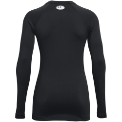UNDER ARMOUR ColdGear Authentics langarm Sportshirt Damen 001 - black/white XS