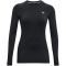 UNDER ARMOUR ColdGear Authentics langarm Sportshirt Damen 001 - black/white XS
