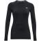 UNDER ARMOUR ColdGear Authentics langarm Sportshirt Damen 001 - black/white XL