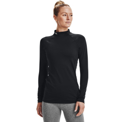 UNDER ARMOUR HeatGear Authentics Stehkragen-Shirt Damen...