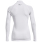 UNDER ARMOUR HeatGear Authentics Stehkragen-Shirt Damen 100 - white/black S