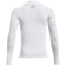 UNDER ARMOUR HeatGear Armour Mock langarm Trainingsshirt Jungen 100 - white/black XS (122-127 cm)