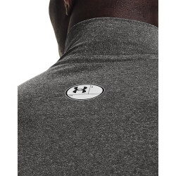 UNDER ARMOUR HeatGear Armour Mock langarm Trainingsshirt Herren 090 - carbon heather/black XS