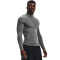 UNDER ARMOUR HeatGear Armour Mock langarm Trainingsshirt Herren 090 - carbon heather/black XS