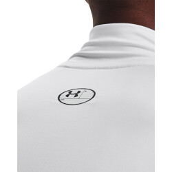 UNDER ARMOUR HeatGear Armour Mock langarm Trainingsshirt Herren 100 - white/black S