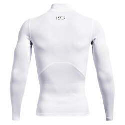 UNDER ARMOUR HeatGear Armour Mock langarm Trainingsshirt Herren 100 - white/black S