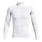 UNDER ARMOUR HeatGear Armour Mock langarm Trainingsshirt Herren 100 - white/black S