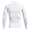 UNDER ARMOUR HeatGear Armour Mock langarm Trainingsshirt Herren 100 - white/black 3XL