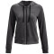 UNDER ARMOUR Rival Terry Kapuzenjacke Damen 010 - jet gray/mod gray/black XL