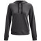 UNDER ARMOUR Rival French Terry Hoodie Damen 010 - jet gray/mod gray/black XS