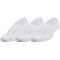 3er Pack UNDER ARMOUR Breathe Lite Ultra Füßlinge Damen 100 - white/white/mod gray S (31.5-36.5)