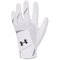 UNDER ARMOUR Iso-Chill Golfhandschuh Jungen 100 - white/metallic silver/black S (links)