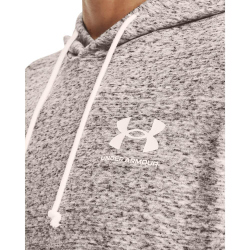 UNDER ARMOUR Rival Terry kurzarm Hoodie Herren 112 - onyx white/onyx white XL