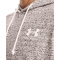 UNDER ARMOUR Rival Terry kurzarm Hoodie Herren 112 - onyx white/onyx white XL