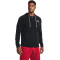 UNDER ARMOUR Rival Terry Sweatjacke Herren 001 - black/onyx white XS