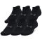 6er Pack UNDER ARMOUR Essential F&uuml;&szlig;linge 001 - black/black/pitch gray S (31.5-36.5)