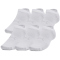 6er Pack UNDER ARMOUR Essential F&uuml;&szlig;linge 100 - white/white/halo gray M (37-41)