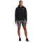 UNDER ARMOUR Essential Fleece Hoodie Damen 001 - black/white M