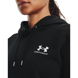 UNDER ARMOUR Essential Fleece Hoodie Damen 001 - black/white XL