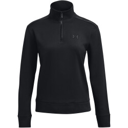 UNDER ARMOUR Fleece 1/4-Zip Top Damen 001 - black/black XS