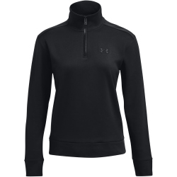UNDER ARMOUR Fleece 1/4-Zip Top Damen 001 - black/black L
