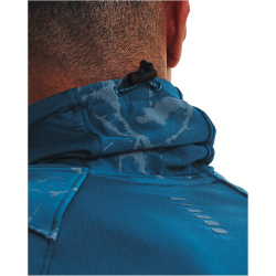 UNDER ARMOUR OutRun the Cold Stehkragen Oberteil Herren 437 - petrol blue/petrol blue/reflective XL