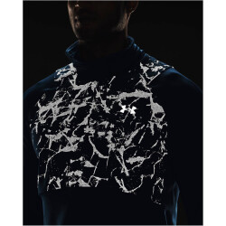 UNDER ARMOUR OutRun the Cold Stehkragen Oberteil Herren 437 - petrol blue/petrol blue/reflective XL