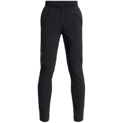 UNDER ARMOUR Unstoppable Tapered Hose Jungen 001 - black/pitch gray S (127-137 cm)