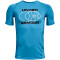 UNDER ARMOUR HeatGear Armour Novelty kurzarm Trainingsshirt Jungen 419 - capri/black L (149-160 cm)