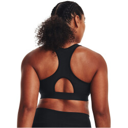 UNDER ARMOUR HeatGear Armour Mid unwattierter Sport-BH Damen 002 - black/white XS