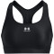 UNDER ARMOUR HeatGear Armour Mid unwattierter Sport-BH Damen 002 - black/white XS