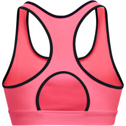 UNDER ARMOUR HeatGear Armour Mid unwattierter Sport-BH Damen 653 - cerise/black L