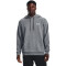 UNDER ARMOUR Essential Fleece Hoodie Herren 012 - pitch gray medium heather/white XXL