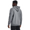 UNDER ARMOUR Essential Fleece Hoodie Herren 012 - pitch gray medium heather/white XXL