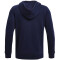 UNDER ARMOUR Essential Fleece Kapuzenjacke Herren 410 - midnight navy/white XS