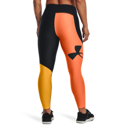 UNDER ARMOUR HeatGear Ankle Leggings Damen 002 - black/rise/sunset boulevard XS