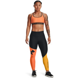 UNDER ARMOUR HeatGear Ankle Leggings Damen 002 - black/rise/sunset boulevard XS