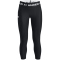 UNDER ARMOUR HeatGear Armour Crop Hose M&auml;dchen 001 - black/white M (137-149 cm)